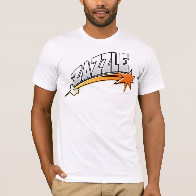 Zazzle Logo 2 (Cartoonart) T-Shirt (Vorderseite)