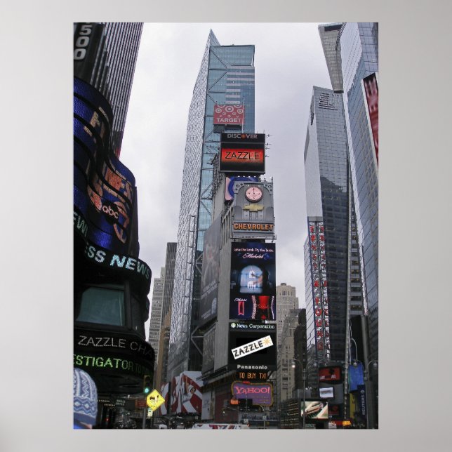 ZAZZLE macht es zum Broadway! Poster (Vorne)