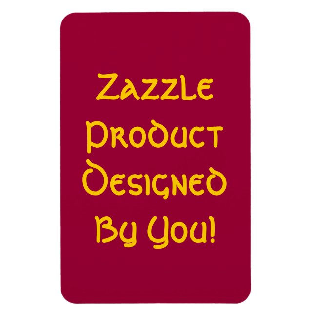 Zazzle Produkt von Ihnen entworfen! Magnet (Vertikal)