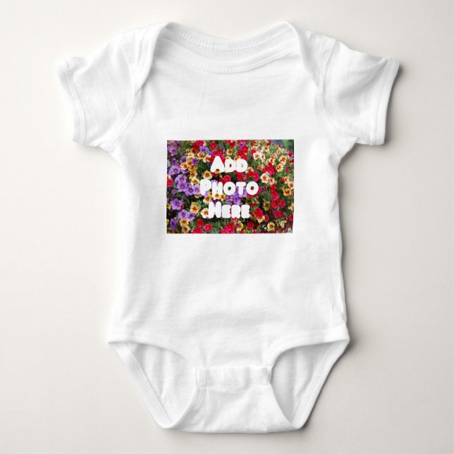 Zazzle Schablonen-Entwurf meine eigene Baby Strampler (Vorderseite)