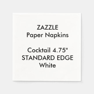 ZAZZLE Schlicht Edge Cocktailpapier Napkins Serviette