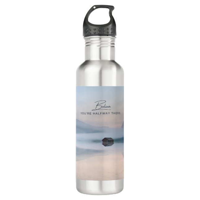 Zazzle Sea & Sky Edelstahlflasche (Vorderseite)