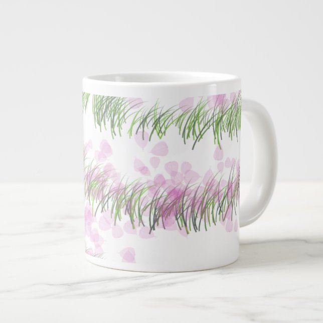 Zazzle spezieller grüner Tassen-Entwurf Jumbo-Tasse