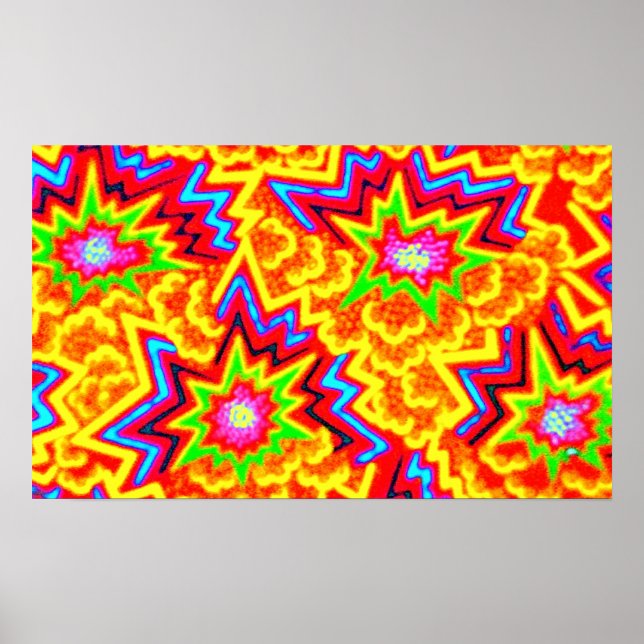 ZAZZLE STARS Poster (Vorne)