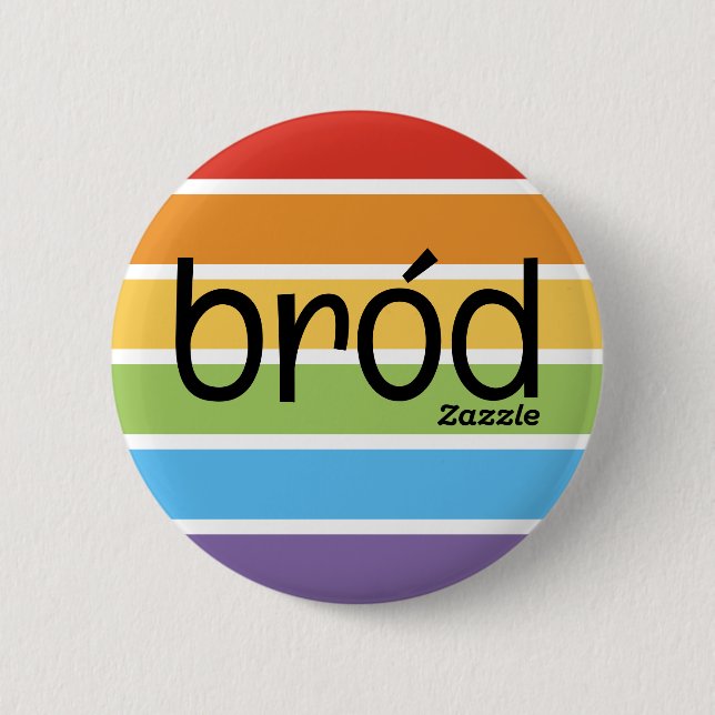 Zazzle Stolz Button (Vorderseite)