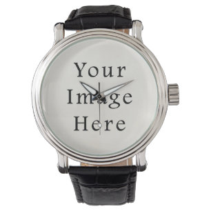 Zazzle Top 100 Vintage Papierleervorlage Armbanduhr