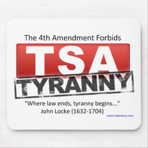 Zazzle TSA Tyrannei-Bild Mousepad