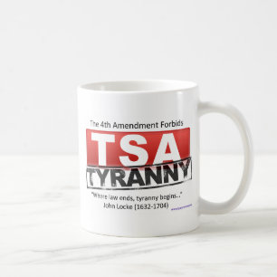 Zazzle TSA Tyrannei-Bild Tasse