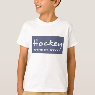 Zazzle Unisex Kids Hockey LS T-Shirt