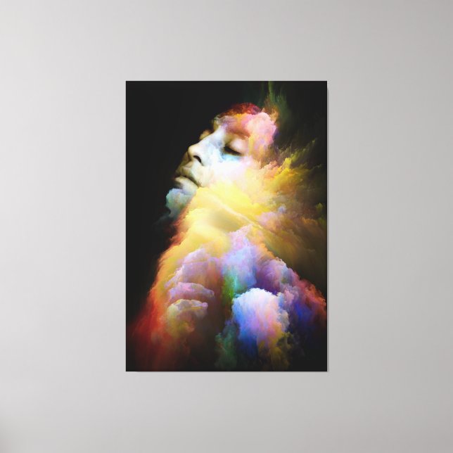 Zazzle Woman Leinwand (Vorderseite)