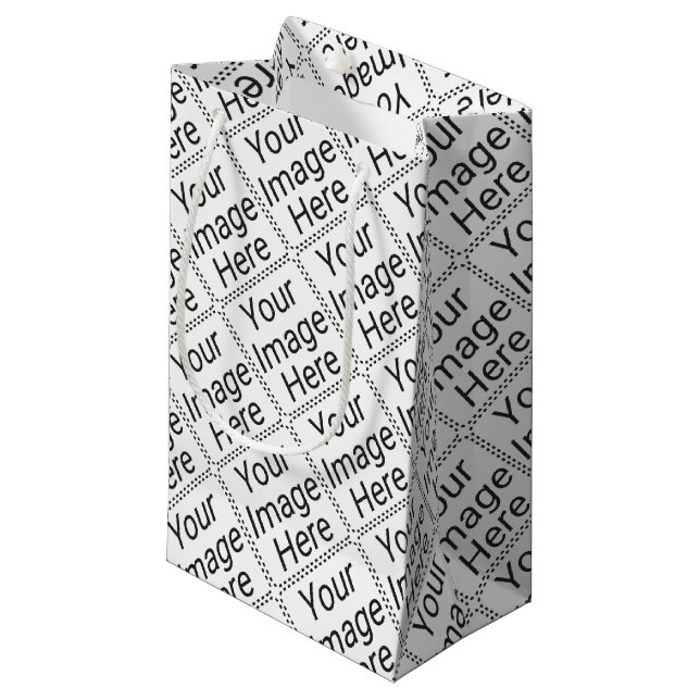 zazzle_wrappingpaper-tiled_YIH Kleine Geschenktüte (Vorderseite Schrägansicht)