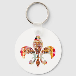 ZazzleRocks: Fleur-de-Lis-Serie Schlüsselanhänger
