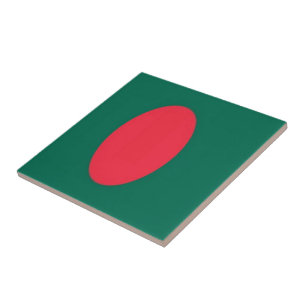zBD001 Bangladeshi FLAG Bangladesch, Fliese