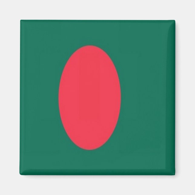 zBD001 Bangladeshi FLAG Bangladesch, Kühlschrank Magnet (Vorne)