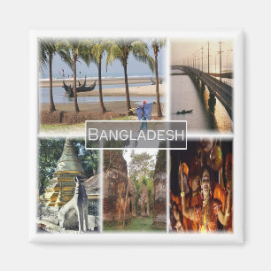 zBD007 BANGLADESH, Asien, Kühlschrank Magnet