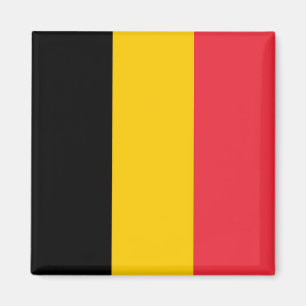 zBE001 BELGIAN FLAG Belgien - Kühlschrank Magnet