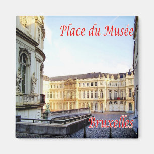 zBE017 BRÜSSEL BRUXELLES Museumsplatz, Kühlschrank Magnet
