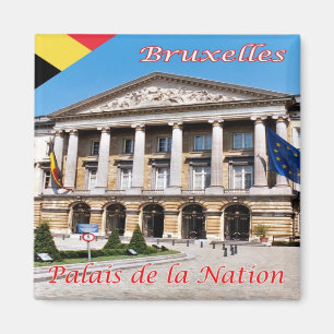 zBE020 BRÜSSEL BRUXELLES Palace of the Nation, Magnet