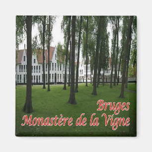 zBE035 BRUGES Kloster des Weinbaus, Belgien, Magnet