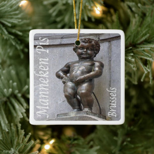 zBE046 MANNEKEN PIS Brüssel Brüssel Keramikornament