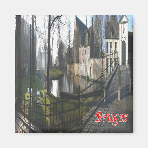 zBE053 BRUGES Beginenhof, Belgien, Kühlschrank Magnet