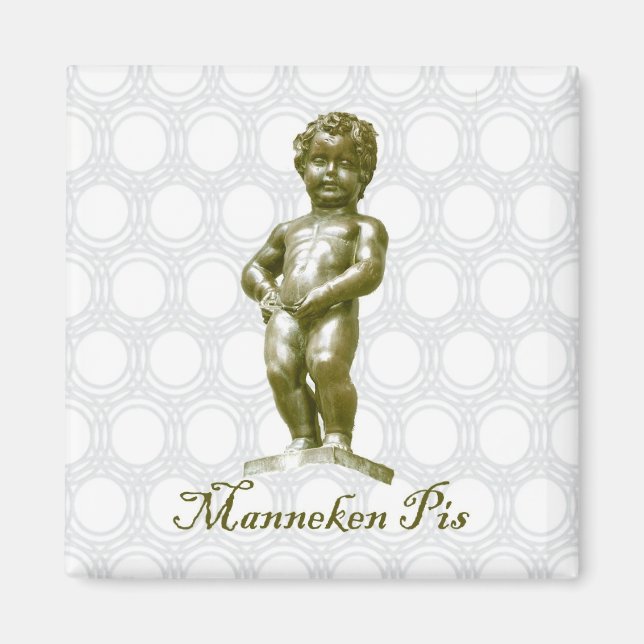 zBE054 MANNEKEN PIS Brüssel Brüssel, Kühlschrank Magnet (Vorne)