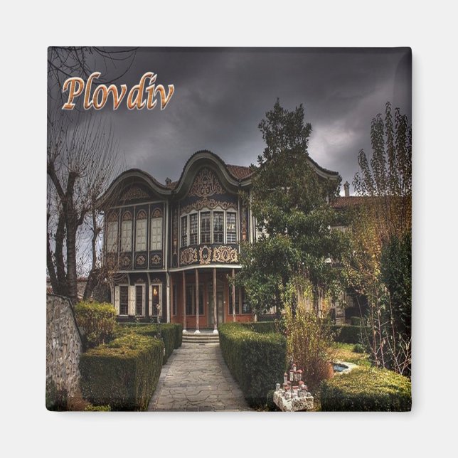 zBG012 PLOVDIV Bulgarien, Kühlschrank Magnet (Vorne)