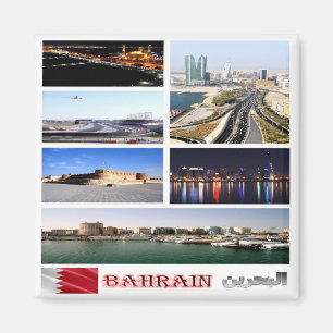zBH010 BAHRAIN, Asien, Kühlschrank Magnet