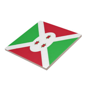 zBI001 BURUNDI FLAG, Afrika, Fliese