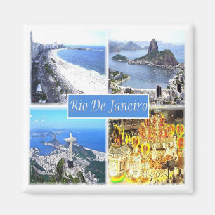 zBR006 RIO DE JANEIRO, Mosaik, Brasilien, Kühlschr Magnet