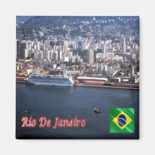 zBR024 RIO DE JANEIRO, Luftbild, Brasilien, Kühlsc Magnet