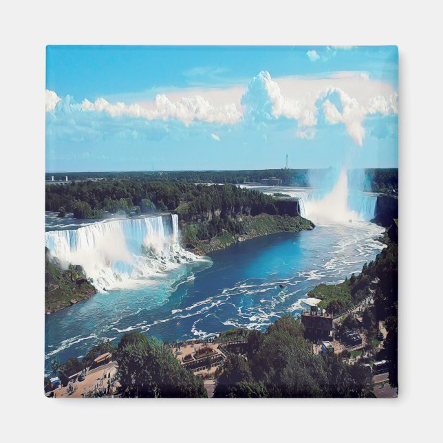 zCA004 NIAGARA FALLS, View, America, Frige Magnet (Vorne)