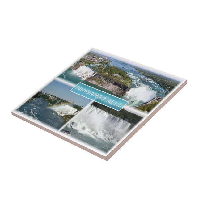 zCA012 NIAGARA FALLS from Rainbow bridge, Fliese (Seite)