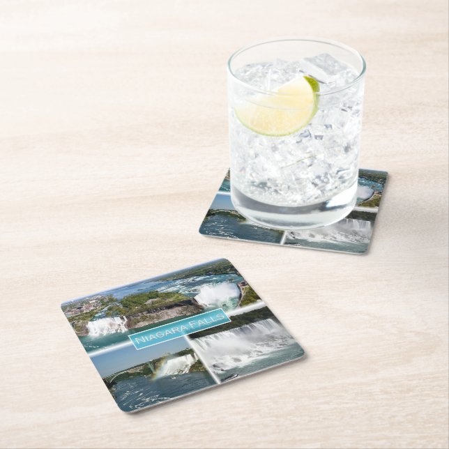 zCA012 NIAGARA FALLS from Rainbow bridge, Rechteckiger Pappuntersetzer