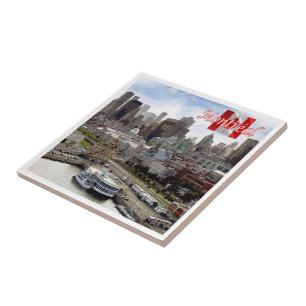 zCA024 MONTREAL Panorama, Kanada, Fliese