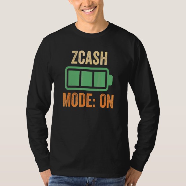 Zcash-Modus Auf Krypto T-Shirt (Vorderseite)