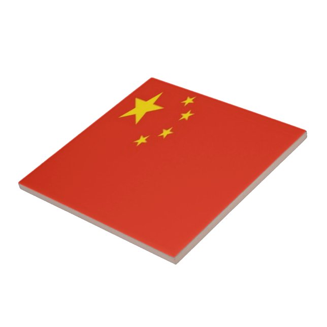 zCH001 chinesische FLAG-China VR China, Fliese (Seite)