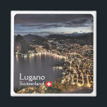 zCH014 LUGANO Schweiz - Kühlschrankmagnet Magnet<br><div class="desc">Hier finden Sie das Andenken Ihres Urlaubs. (zCH014 LUGANO Schweiz Kühlschrankmagnet). Erleben Sie Freunde und Verwandte mit den einzigartigen Souvenirs von Ihrer großartigen Reise. Probier uns! #LeoPepeDesign - Europa,  Schweiz,  Lugano,  Leopepedesign,  Reise-Foto-Tourismus,  Souvenirshop Gadget Kühlschrankmagnet</div>