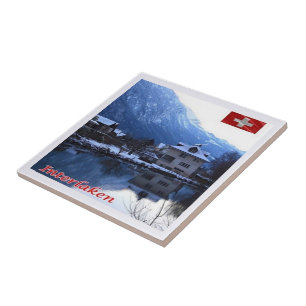 zCH025 INTERLAKEN Schweiz - Fliese