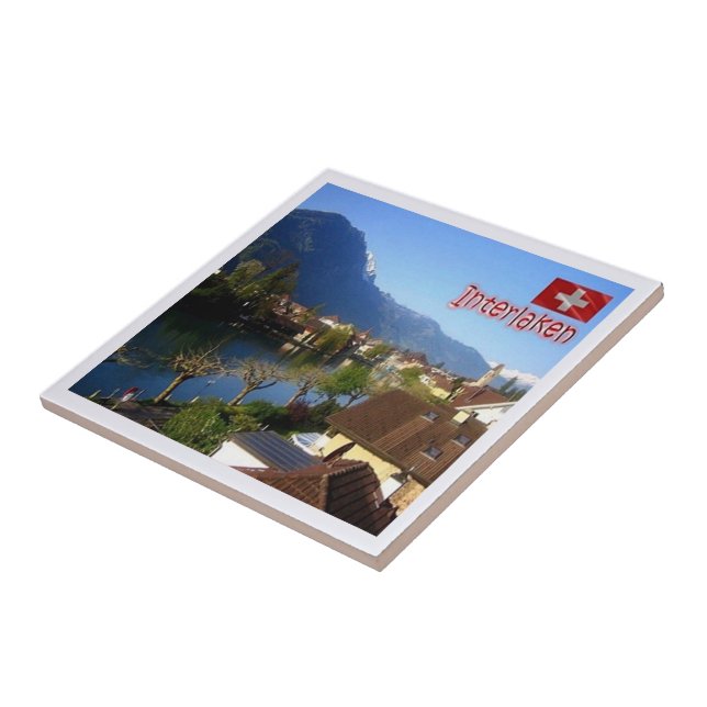 zCH026 INTERLAKEN Schweiz - Fliese (Seite)