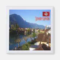 zCH026 INTERLAKEN Schweiz - Kühlschrankmagnet