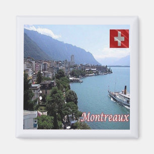zCH030 MONTREAUX Downtown Schweiz - Kühlschrankma Magnet