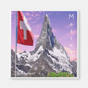 zCH031 CERVINO Schweiz, Kühlschrankmagnet Magnet