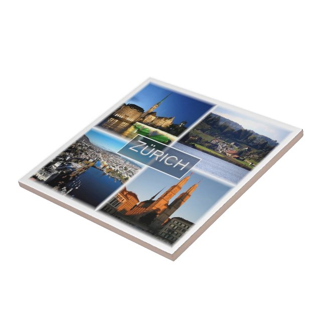 zCH046 ZÜRICH Schweiz, Fliese (Seite)