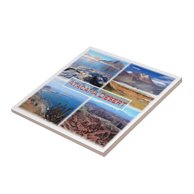 zCL003 ATACAMA DESERT, Mosaik, Chile, Fliese (Seite)