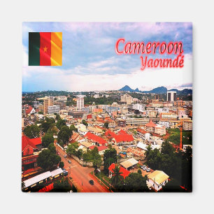 zCM06 YAOUNDE', Kamerun, Afrika, Kühlschrank Magnet