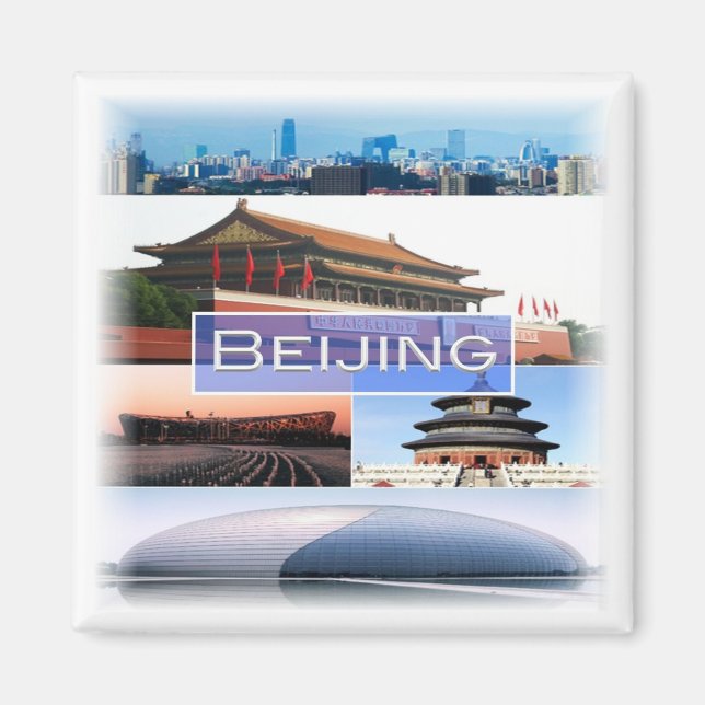 zCN009 PEKING, China, Asien, Kühlschrank Magnet (Vorne)
