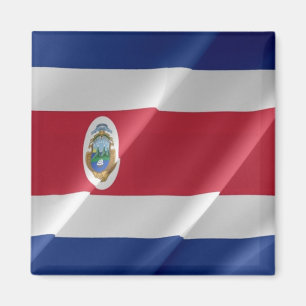 zCR002 COSTA RICA, Waving Flag, Amerika, Kühlschra Magnet