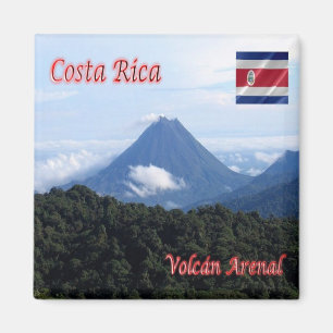 zCR011 COSTA RICA, Volcan Arenal, Amerika, Kühlsch Magnet
