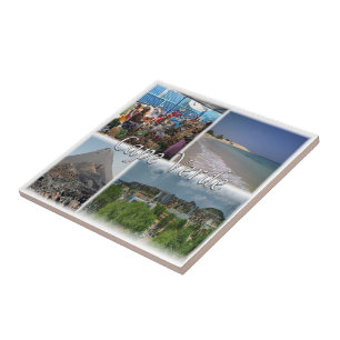 zCV025 CAPE VERDE, Mosaik, Afrika, Fliese